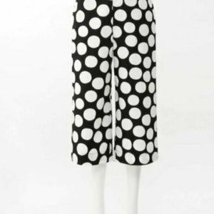 Uniqlo x Marimekko cropped polka dot culotte-style pants